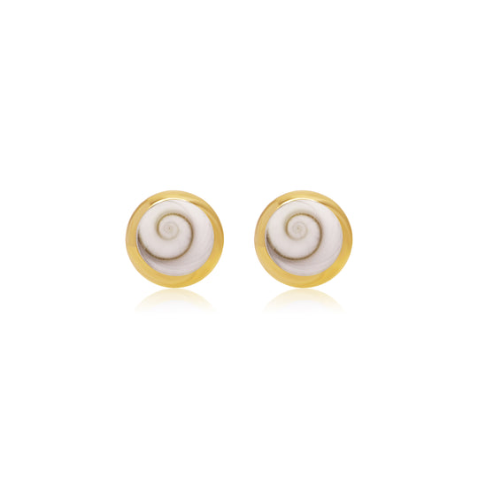 Aife Shiva Eye Gold Stud