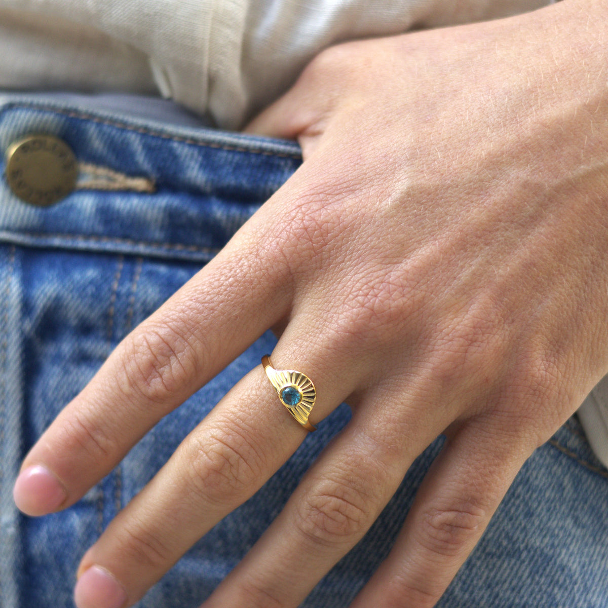 Solstice Gold Ring