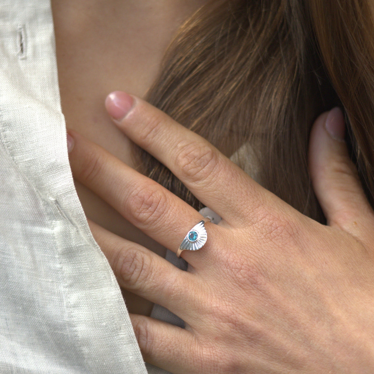 Solstice Silver Ring