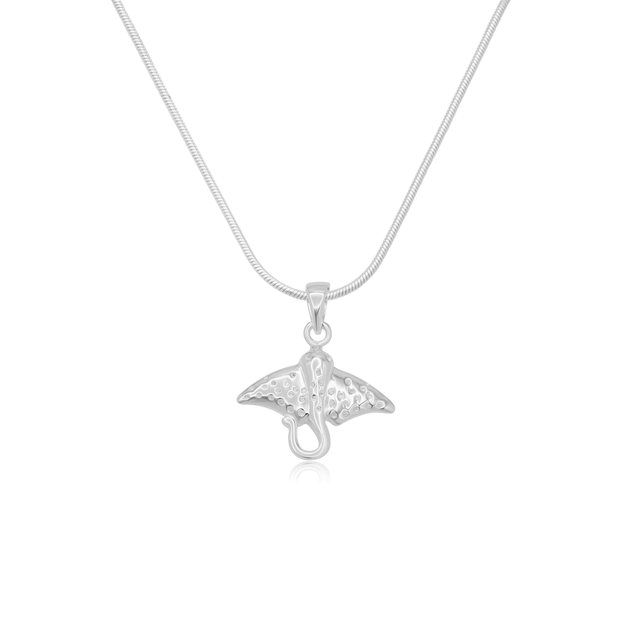 Stingray Silver Necklace