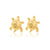 Sea Turtle Gold Stud