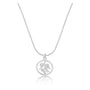 Australian Wattle Silver Rim Necklace