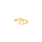 Wave Gold Toe Ring
