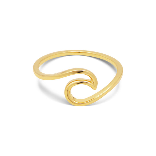 Wave Gold Ring