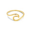Wave Gold Ring
