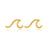 Wave Gold Studs