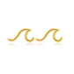 Wave Gold Studs
