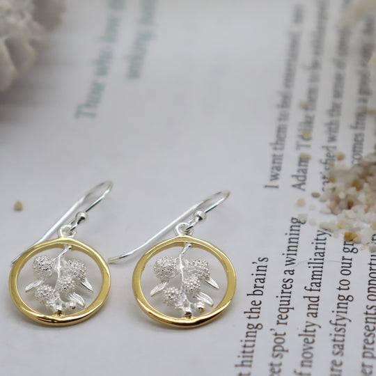 Australian Wattle Gold Rim Drop