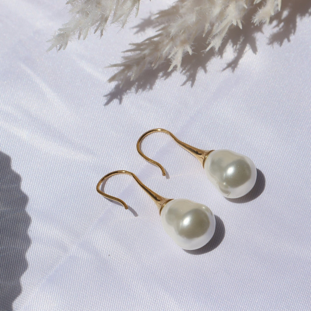 Baroque Pearl Gold Earring WHOLESALE