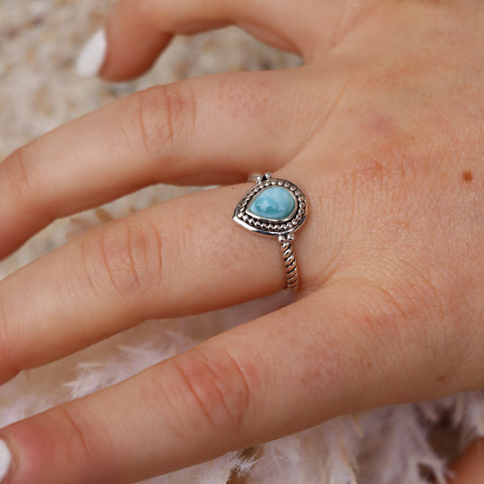Bello Larimar Ring WHOLESALE