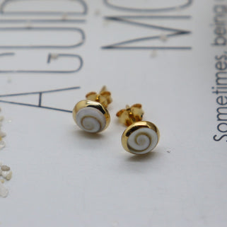 Aife Shiva Eye Gold Stud