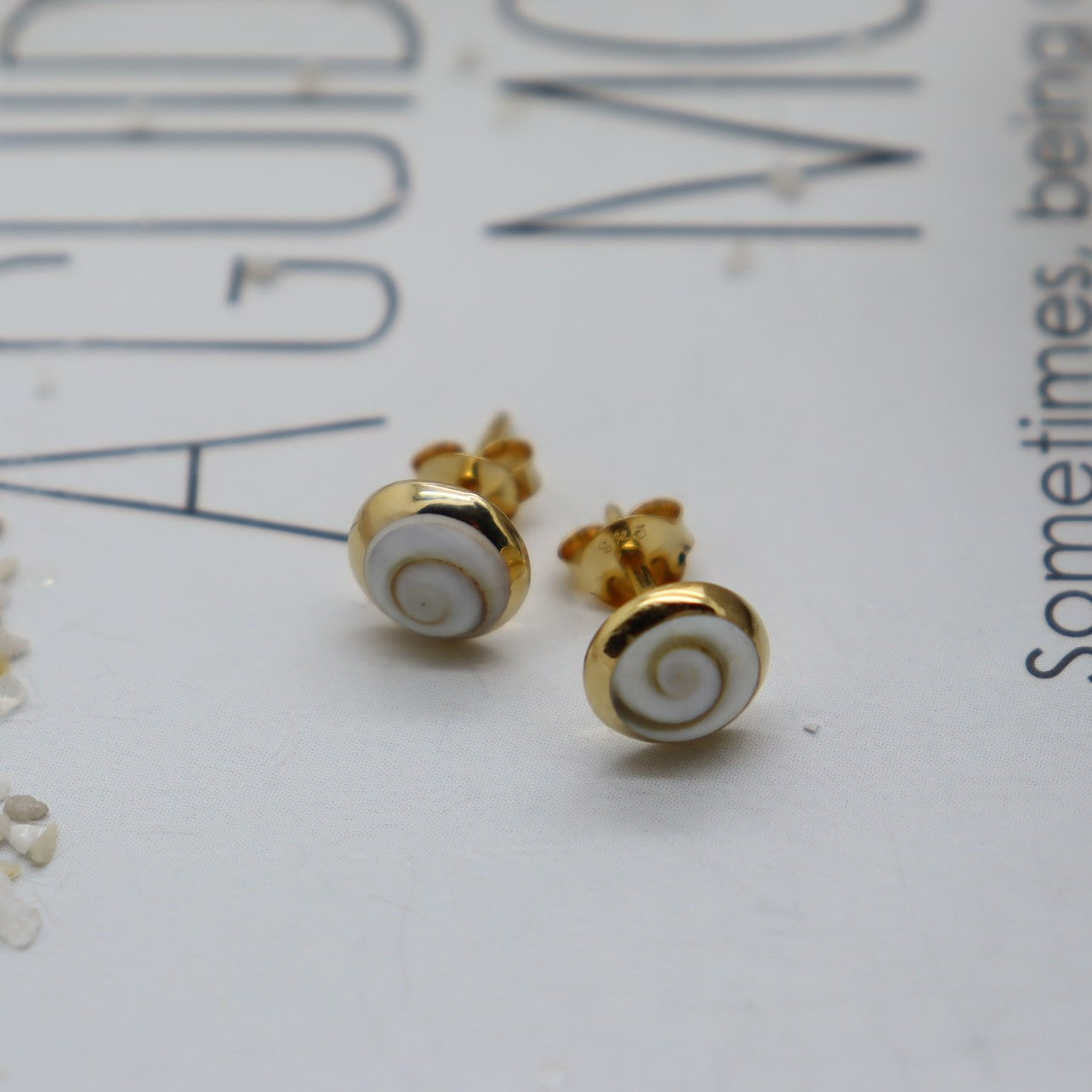Aife Shiva Eye Gold Stud WHOLESALE
