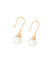 Round Pearl Drop Gold