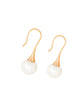 Round Pearl Drop Gold