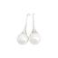 Round 12mm Pearl Silver Earring WHOLESALE