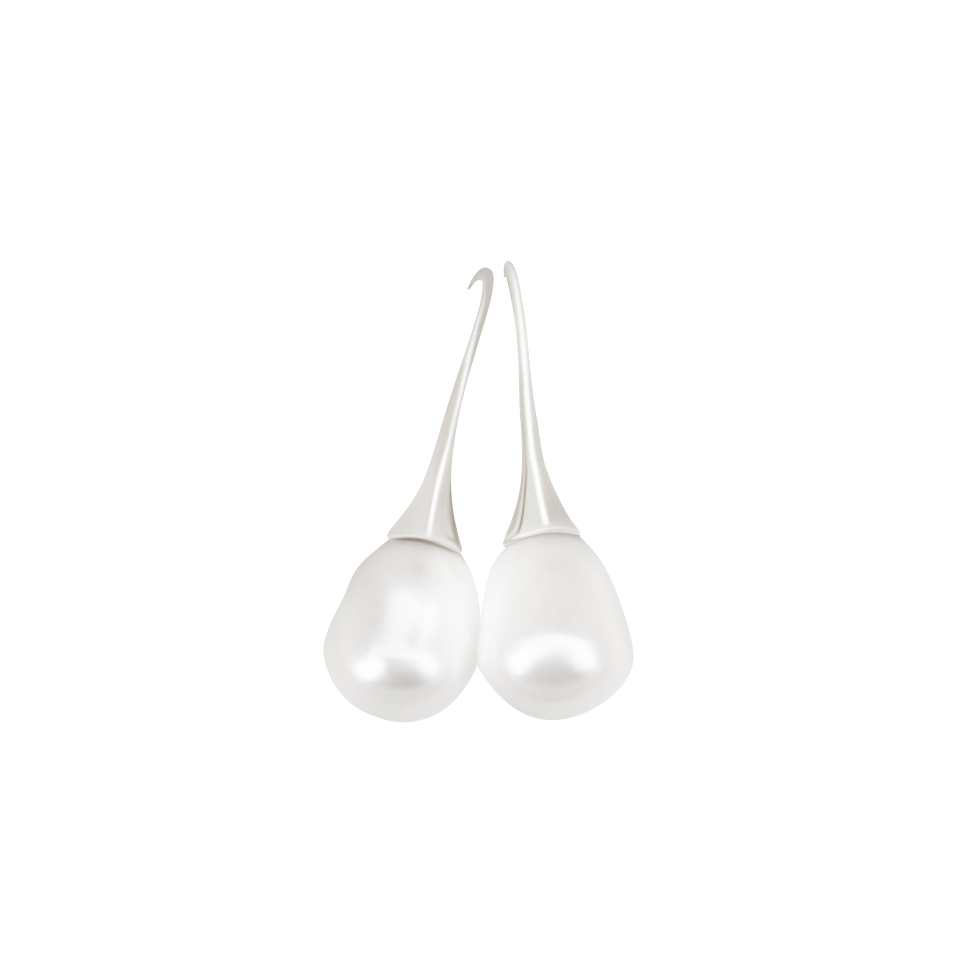 Baroque Pearl Drop Silver