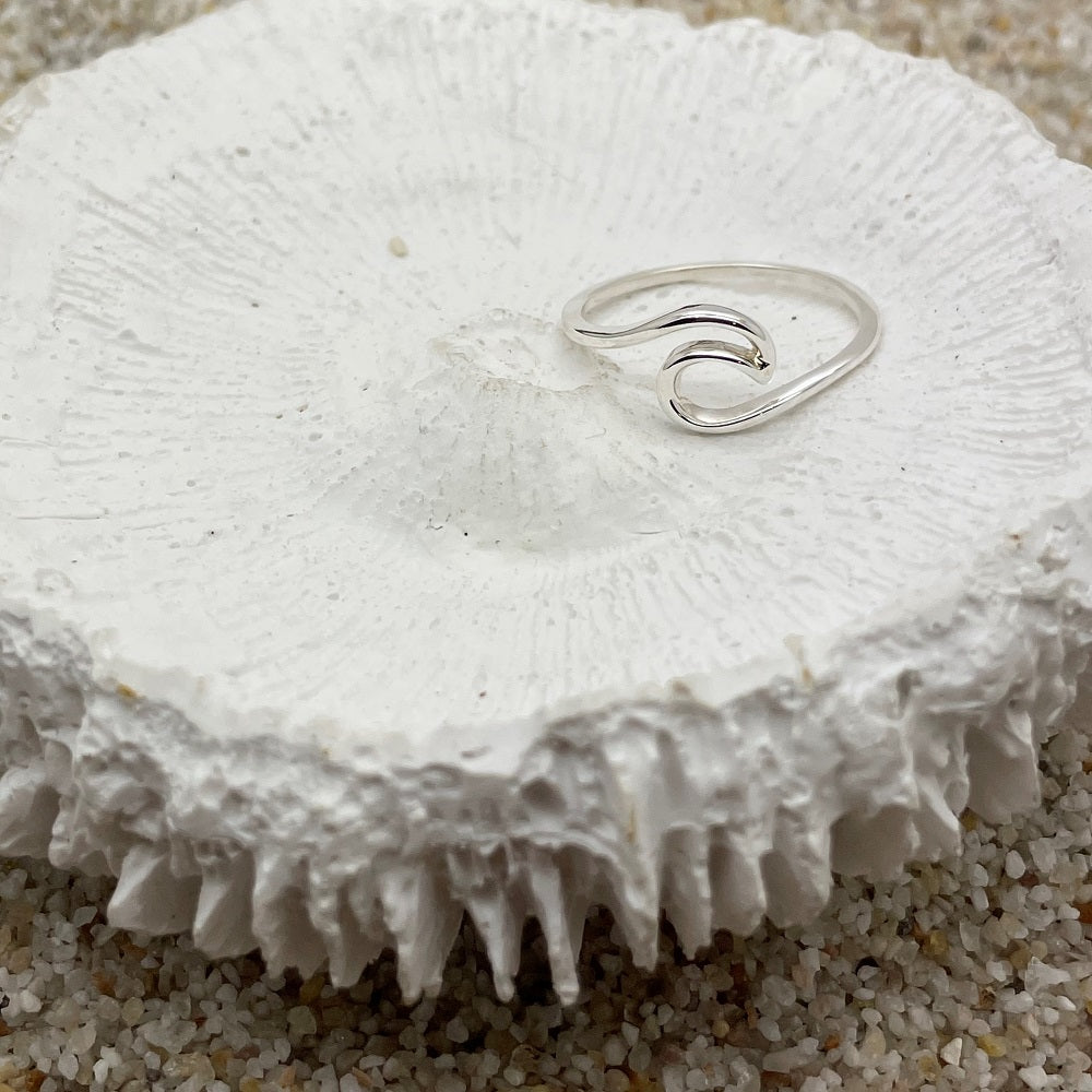 Wave Silver Ring WHOLESALE