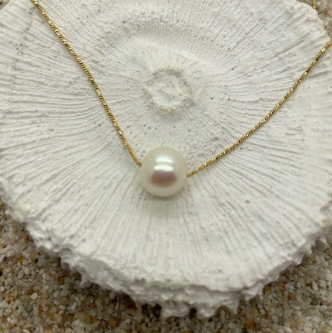 Pele Freshwater Pearl Necklace Gold/Rose Gold WHOLESALE