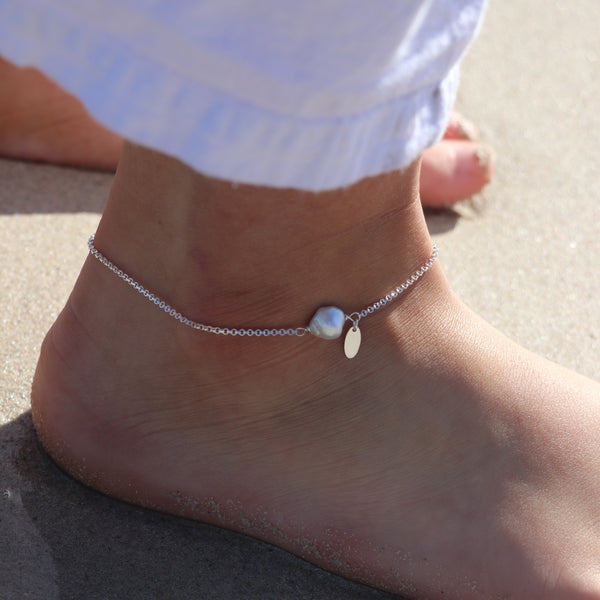 Emily Pearl Anklet WHOLESALE