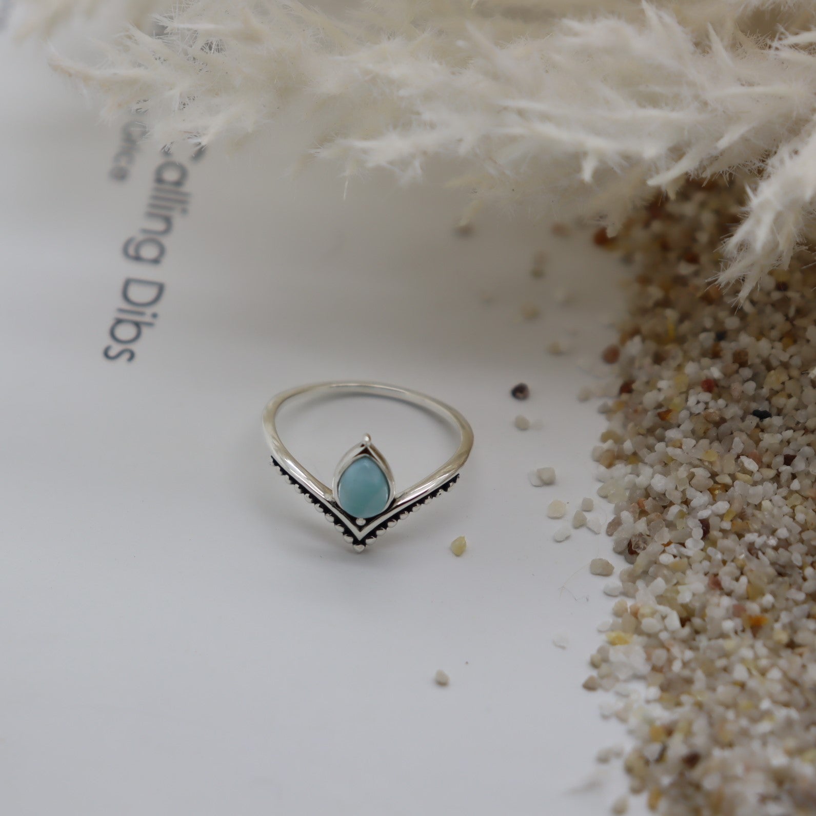 Orlando Larimar Ring