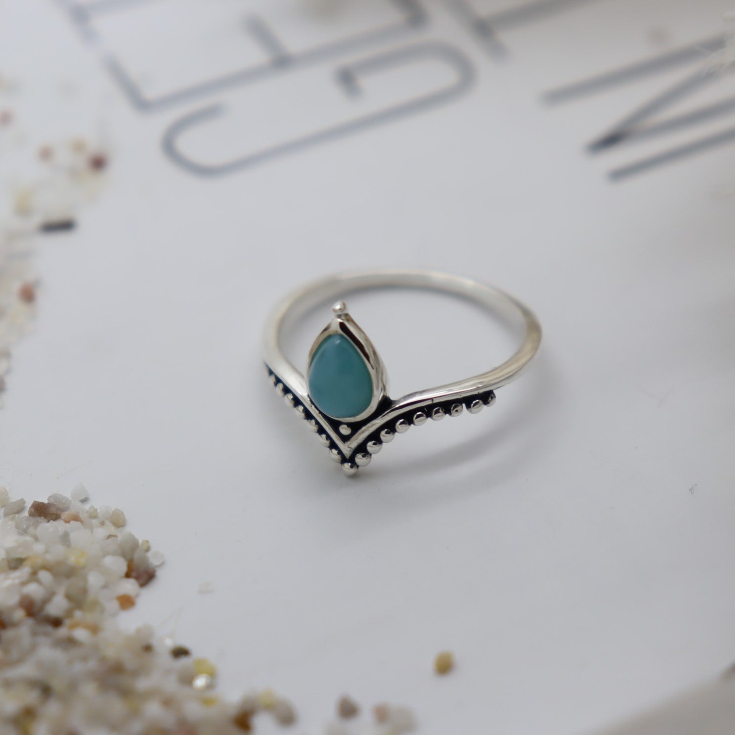 Orlando Larimar Ring