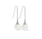 Fluted Pearl Drop Silver