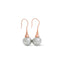 Round 12 mm Pearl Drop Rose Gold WHOLESALE