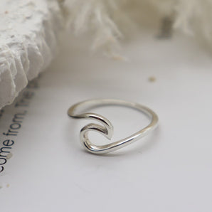 Wave Silver Ring WHOLESALE