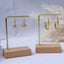 Gold Bamboo Single Earring Display